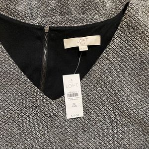 NWT Loft A-line dress with ruffle hem